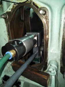 Crankshaft Grinding & Repair by Grinding Machine is in Process