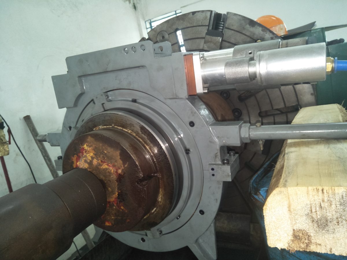 Grinding of Crankshaft in a Power Plant