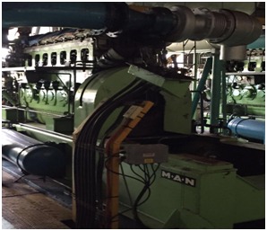 Repair of Crankshaft, Metal Stitching of Engine Block and Overhauling of MAN Engine