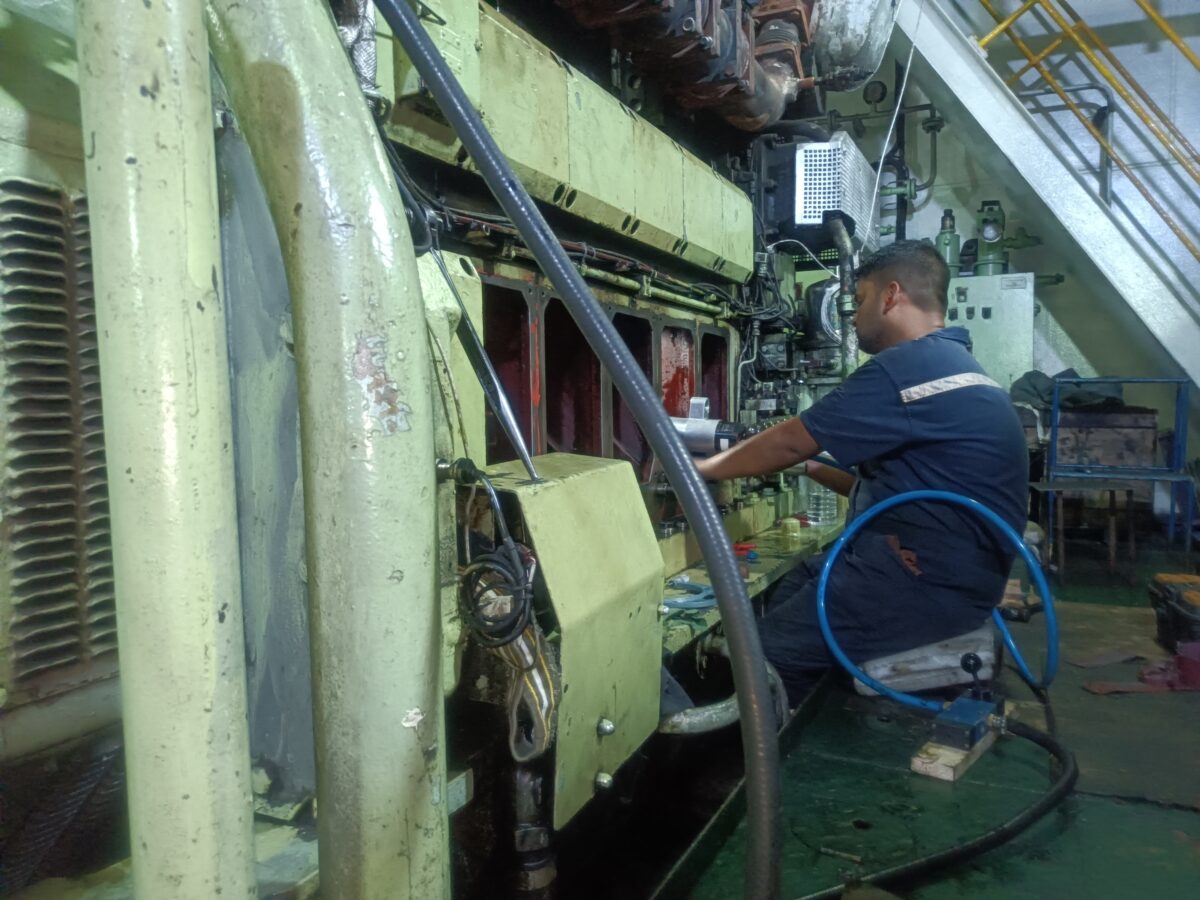 In Situ Crankshaft Grinding | Onsite Services | Innovative Repairs | Bangladesh